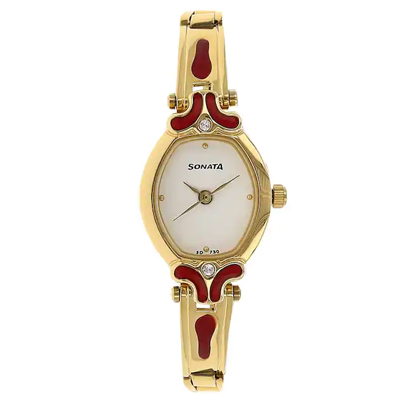 "Sonata Ladies Watch 8068YM04 - Click here to View more details about this Product